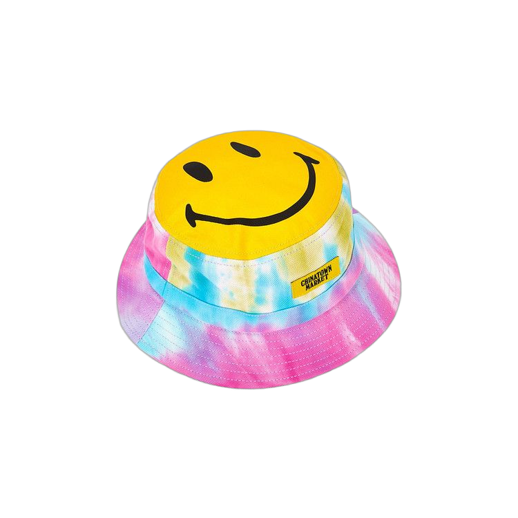 Chinatown Market Smiley Tie Dye Bucket Hat Tie Dye