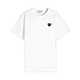 CDG Comme des Garçons Play Basic Logo T-shirt White