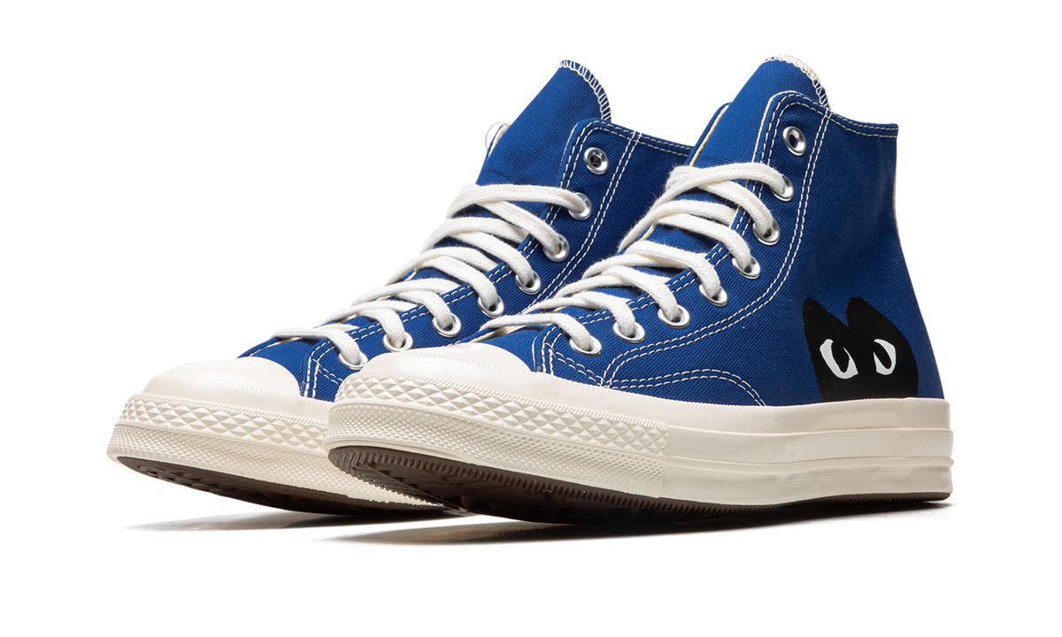 Converse Chuck Taylor All Star 70 Hi Comme des Garcons PLAY Blue Quartz