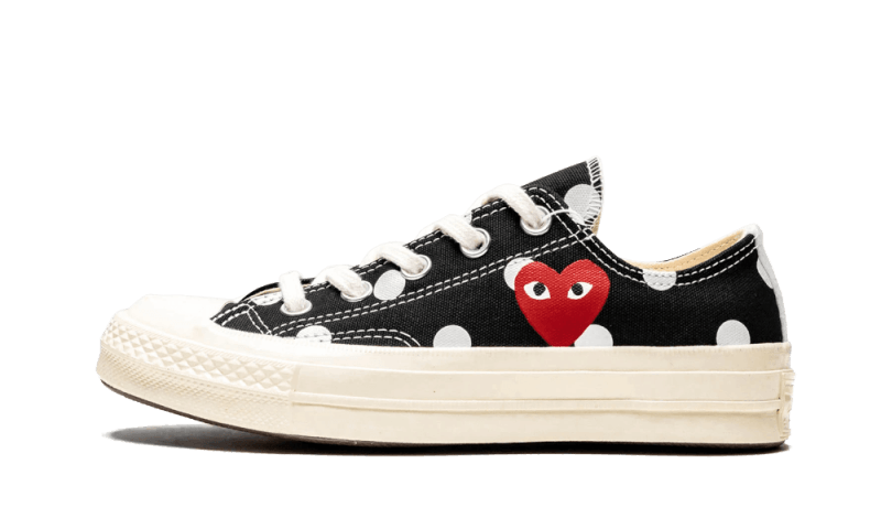 Converse Chuck Taylor All Star 70 Hi Comme des Garcons PLAY White, Milk/White-High Risk Red (150205C)