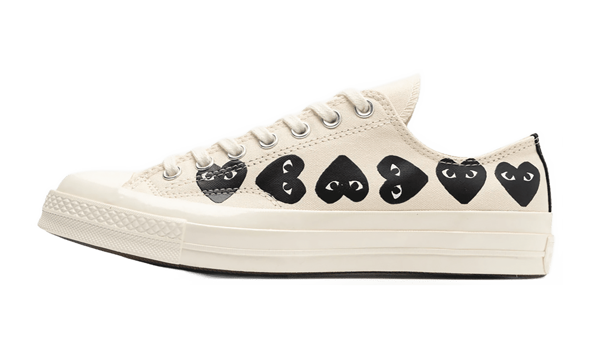 Converse Chuck Taylor All Star 70 Ox Comme des Garcons PLAY Multi-Heart Milk