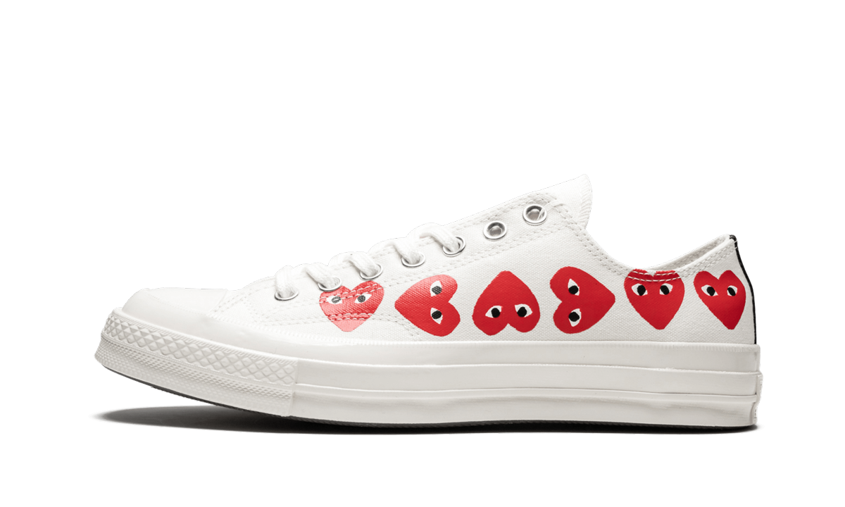 Converse Chuck Taylor All Star 70 Ox Comme des Garcons PLAY Multi-Heart White