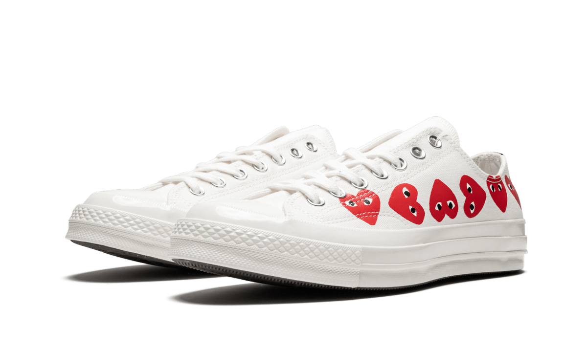 Converse Chuck Taylor All Star 70 Ox Comme des Garcons PLAY Multi-Heart White