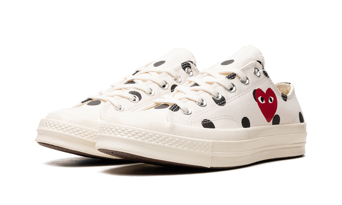 Converse Chuck Taylor All Star 70 Ox Comme des Garcons PLAY Polka Dot White