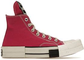 Converse TURBODRK Laceless Chuck Taylor All Star 70 Hi Rick Owens DRKSHDW Cactus Flower Pink
