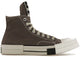 Converse TURBODRK Laceless Chuck Taylor All Star 70 Hi Rick Owens DRKSHDW Iron
