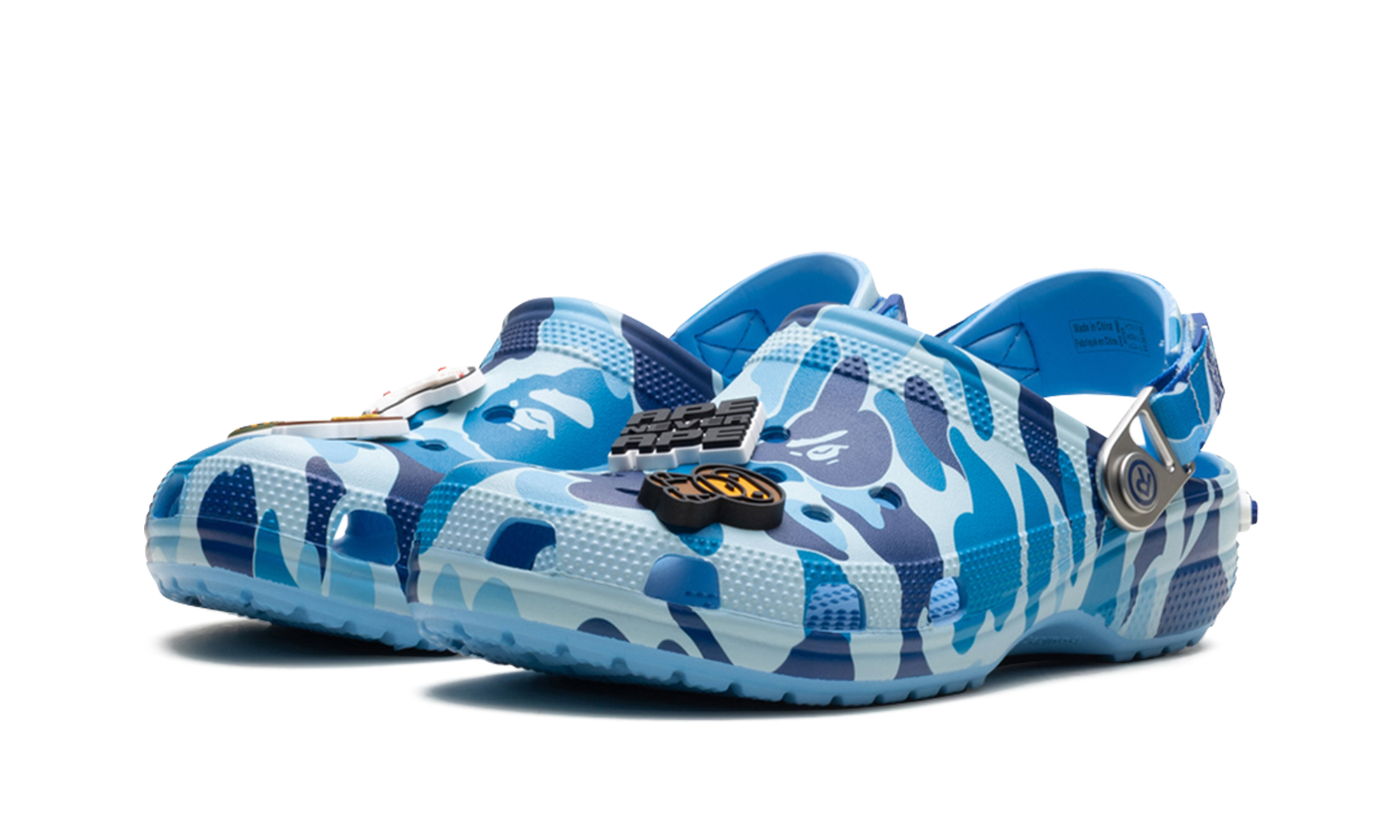 Crocs Classic Clog A Bathing Ape ABC Camo Blue