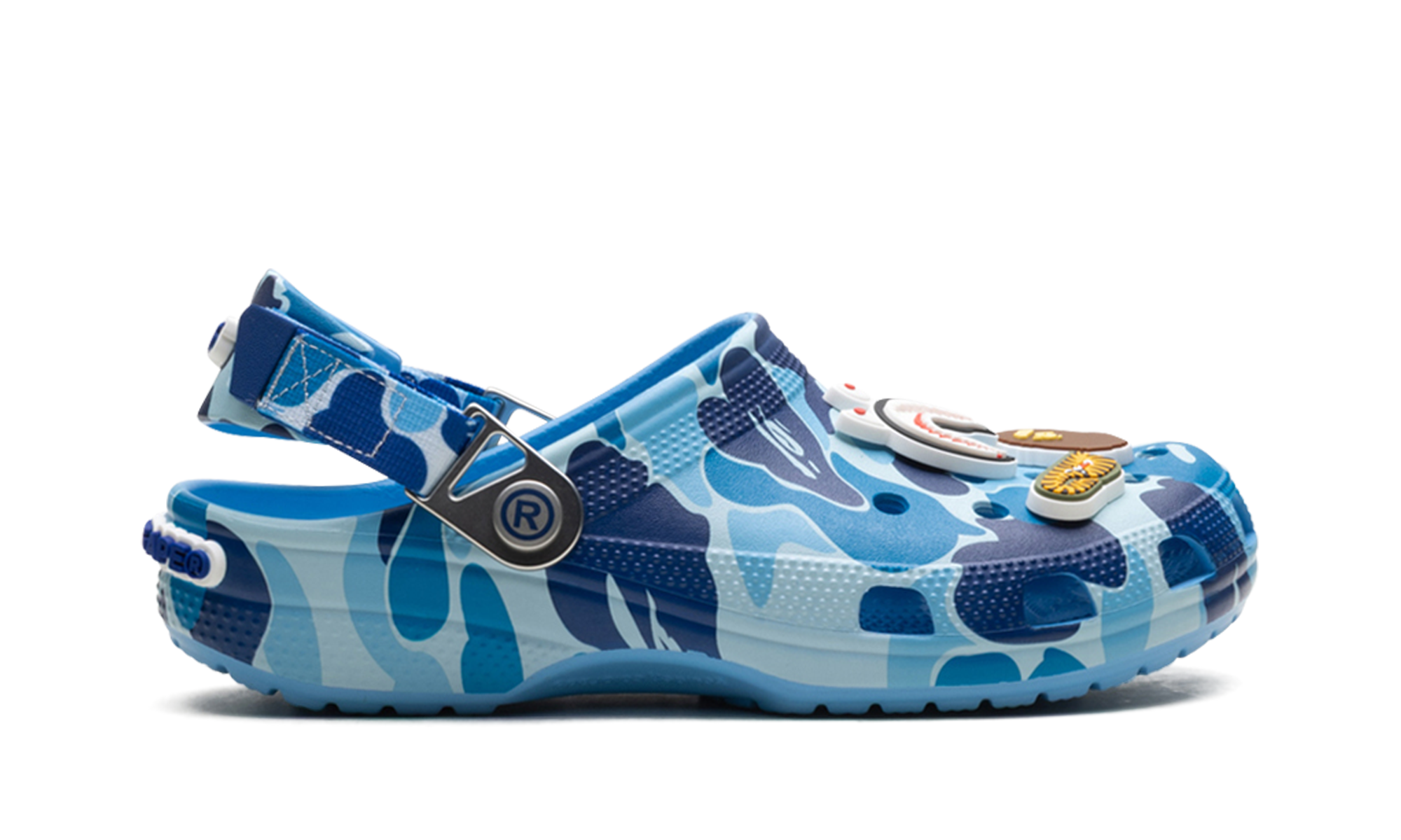 Crocs Classic Clog A Bathing Ape ABC Camo Blue