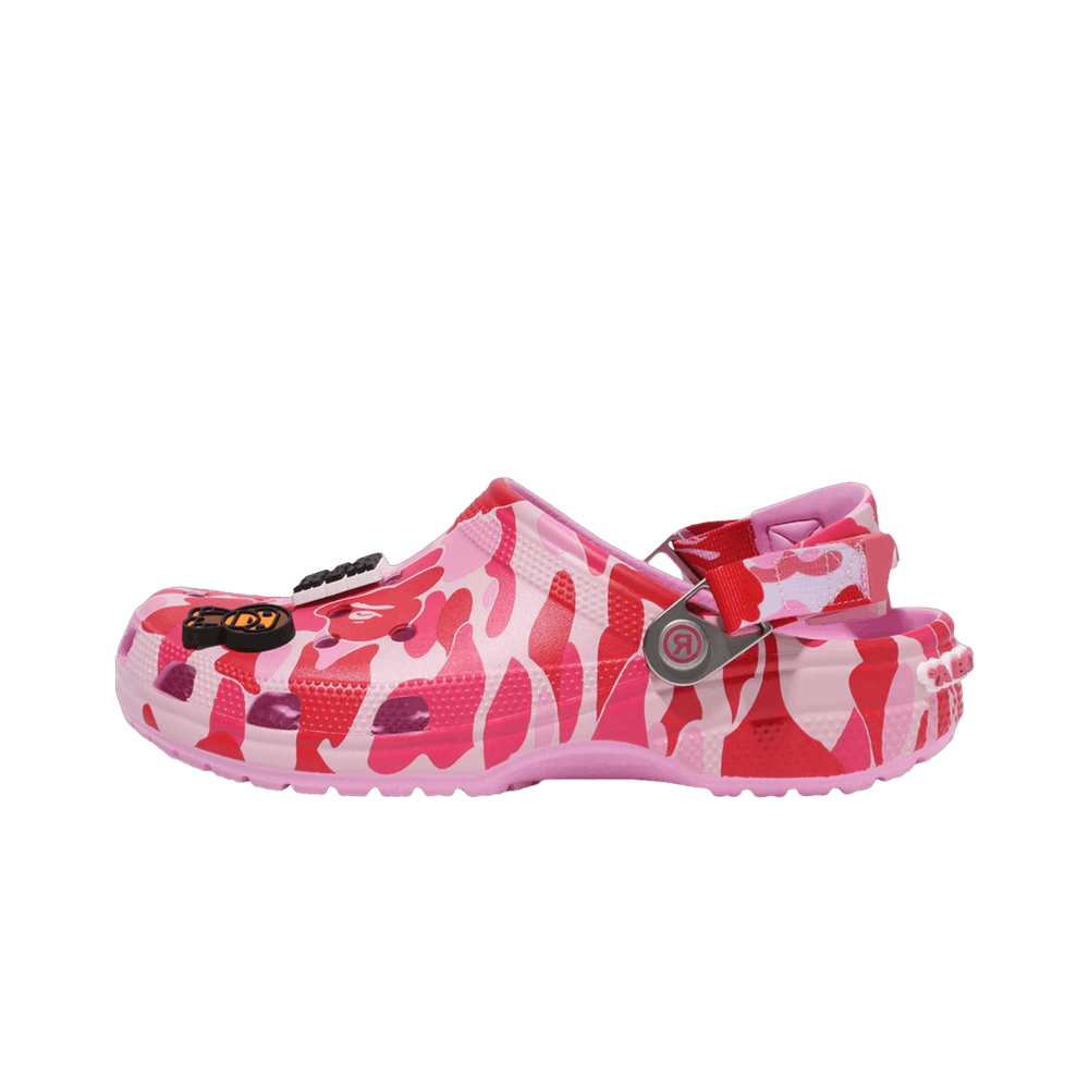Crocs Classic Clog A Bathing Ape ABC Camo Pink