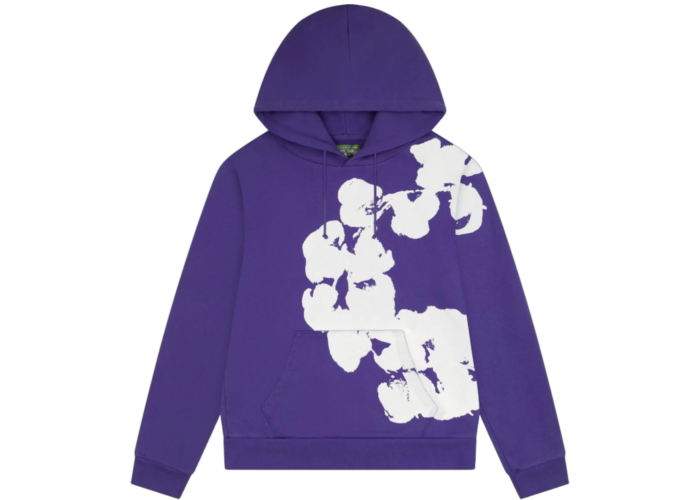 Denim Tears Big Cotton Wreath Hoodie Purple