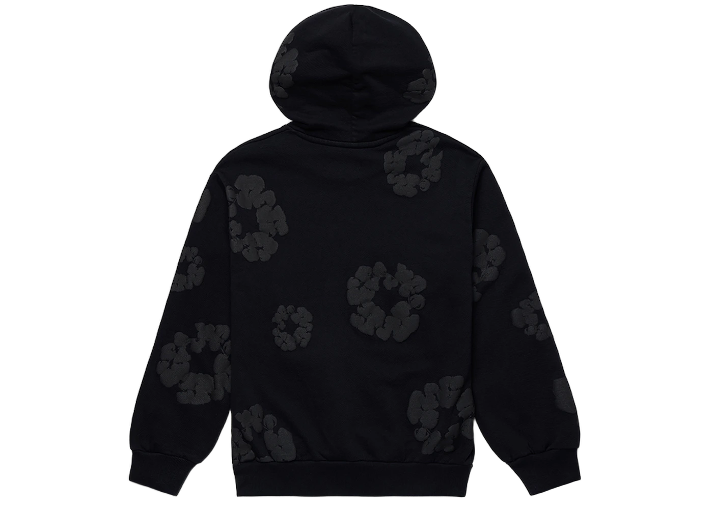 Denim Tears Cotton Wreath Hoodie Black Monochrome, Black Monochrome (denim-tears-cotton-wreath-hoodie-black-monochrome)