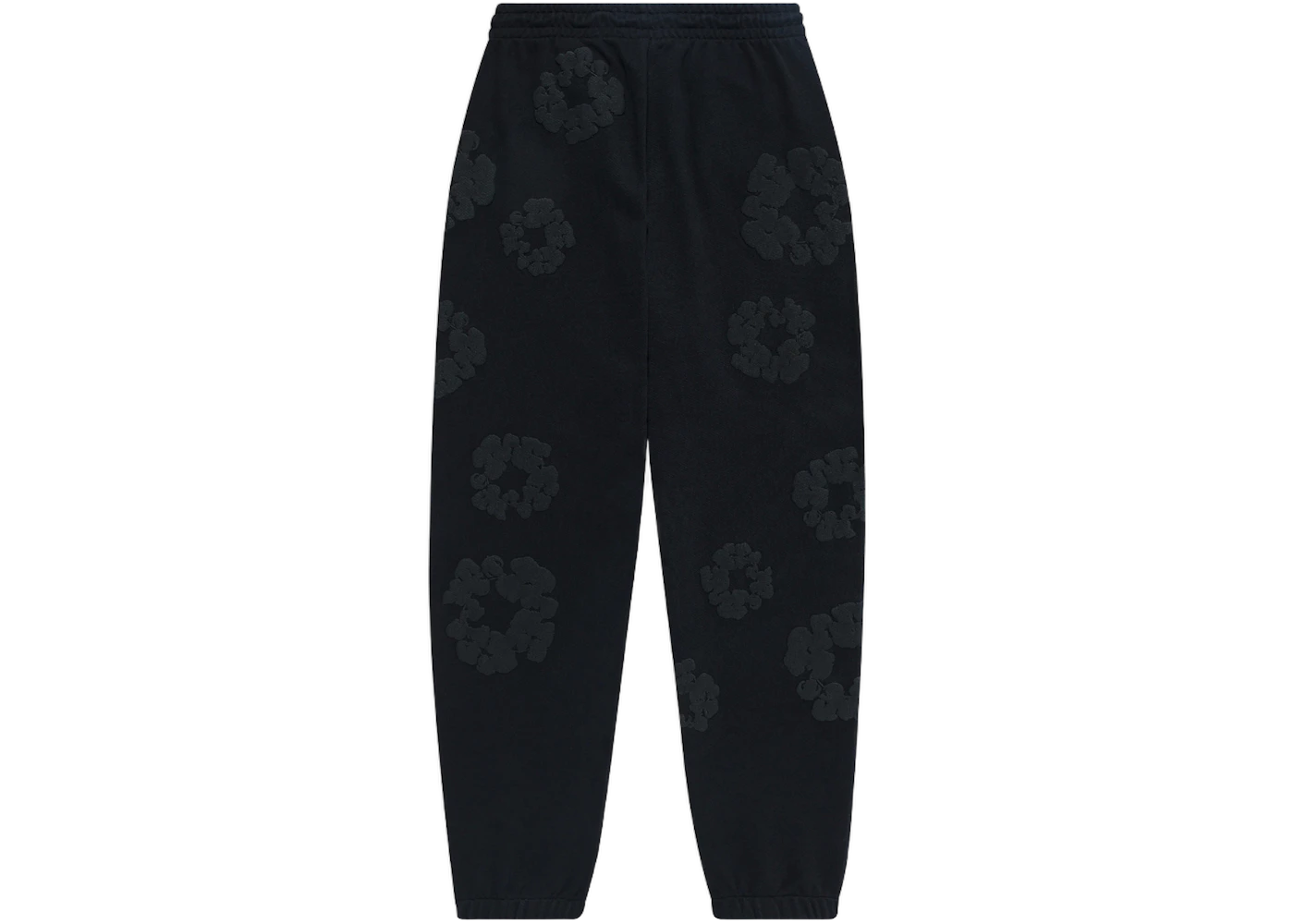 Denim Tears Cotton Wreath Sweatpants Black Monochrome, Black Monochrome (denim-tears-cotton-wreath-sweatpants-black-monochrome)
