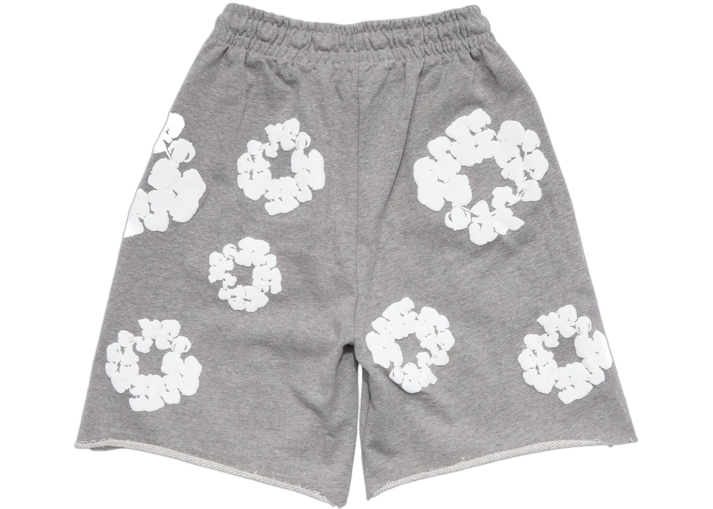Denim Tears The Cotton Wreath Shorts Grey, Grey (denim-tears-the-cotton-wreath-shorts-grey)