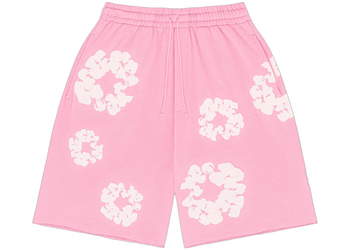 Denim Tears The Cotton Wreath Shorts Pink, Pink (denim-tears-the-cotton-wreath-shorts-pink)