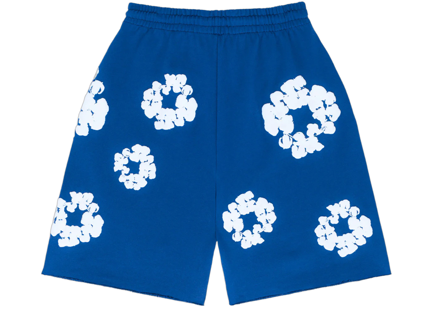 Denim Tears The Cotton Wreath Shorts Royal Blue, Royal Blue (denim-tears-the-cotton-wreath-shorts-royal-blue)