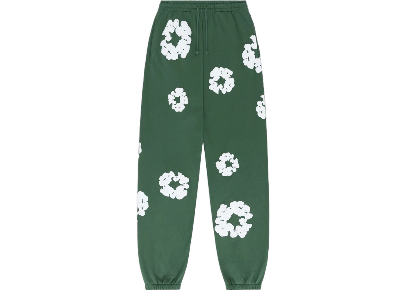 Denim Tears The Cotton Wreath Sweatpants Green, Green (denim-tears-the-cotton-wreath-sweatpants-green)