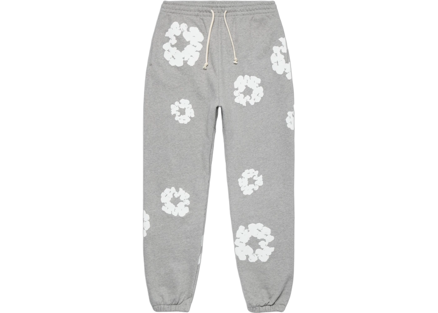 Denim Tears The Cotton Wreath Sweatpants Grey, Grey (denim-tears-the-cotton-wreath-sweatpants-grey)