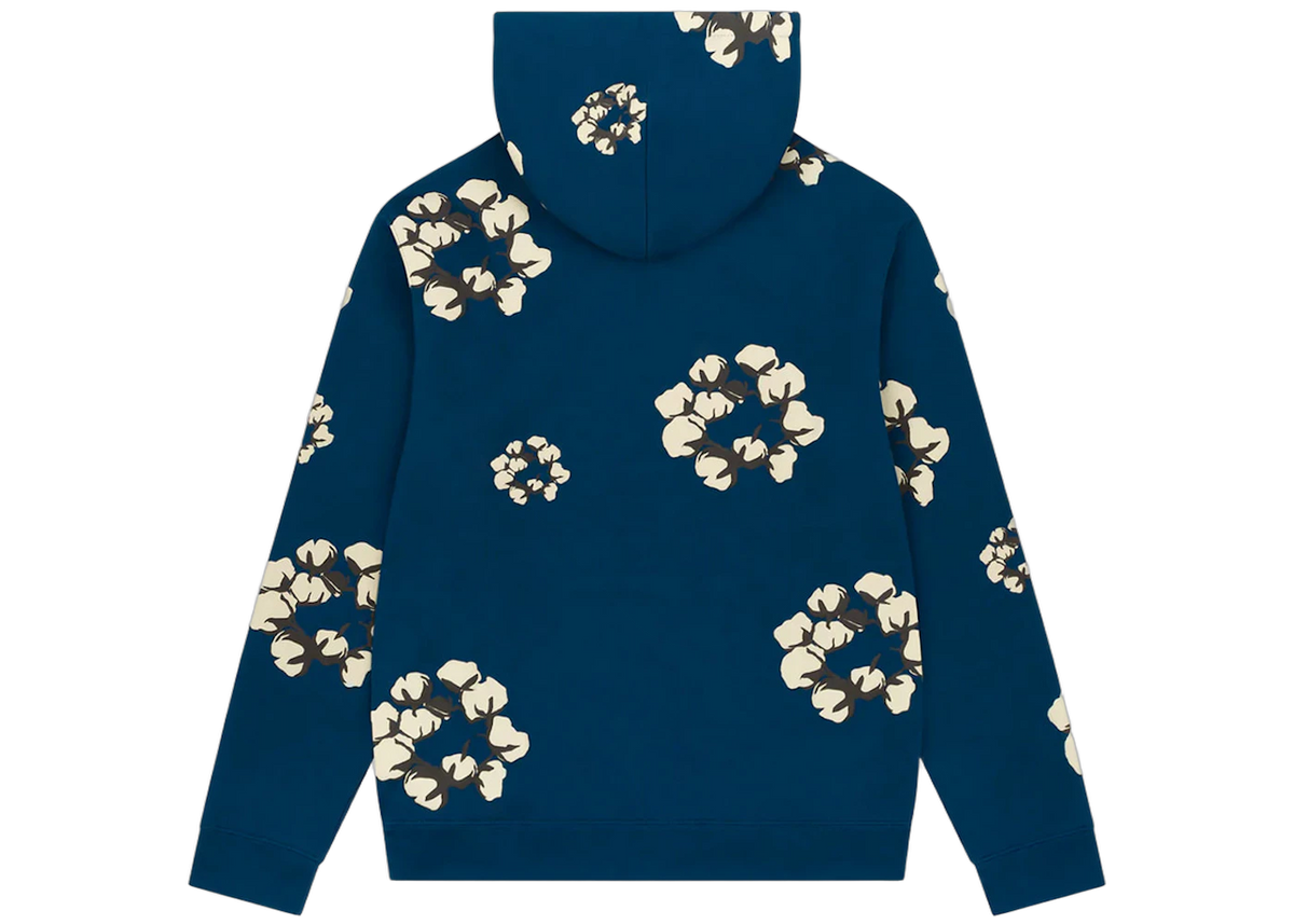 Denim Tears x Cactus Plant Flea Market Cactus Tears Wreath Hoodie Navy