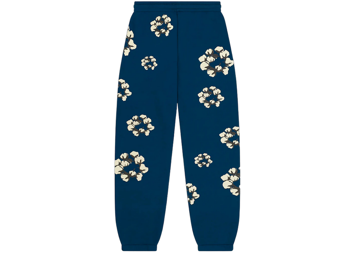 Denim Tears x CPFM Cactus Tears Wreath Sweatpants Navy
