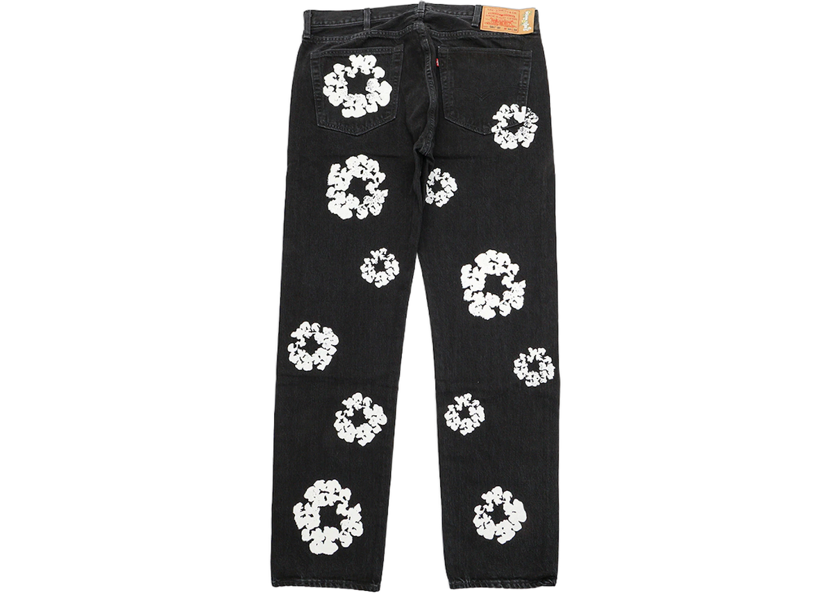 Denim Tears x Levi's Cotton Wreath Jean Black