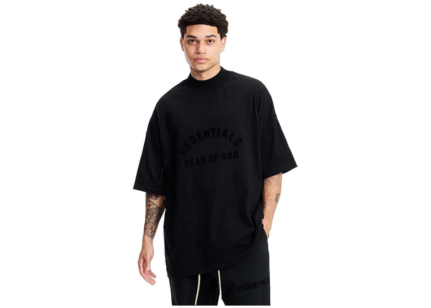 Fear of God Essentials Arch Logo Tee Jet Black, Jet Black (125SP232000F)