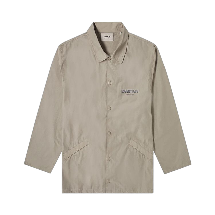 Fear of God Essentials Coaches Jacket Taupe