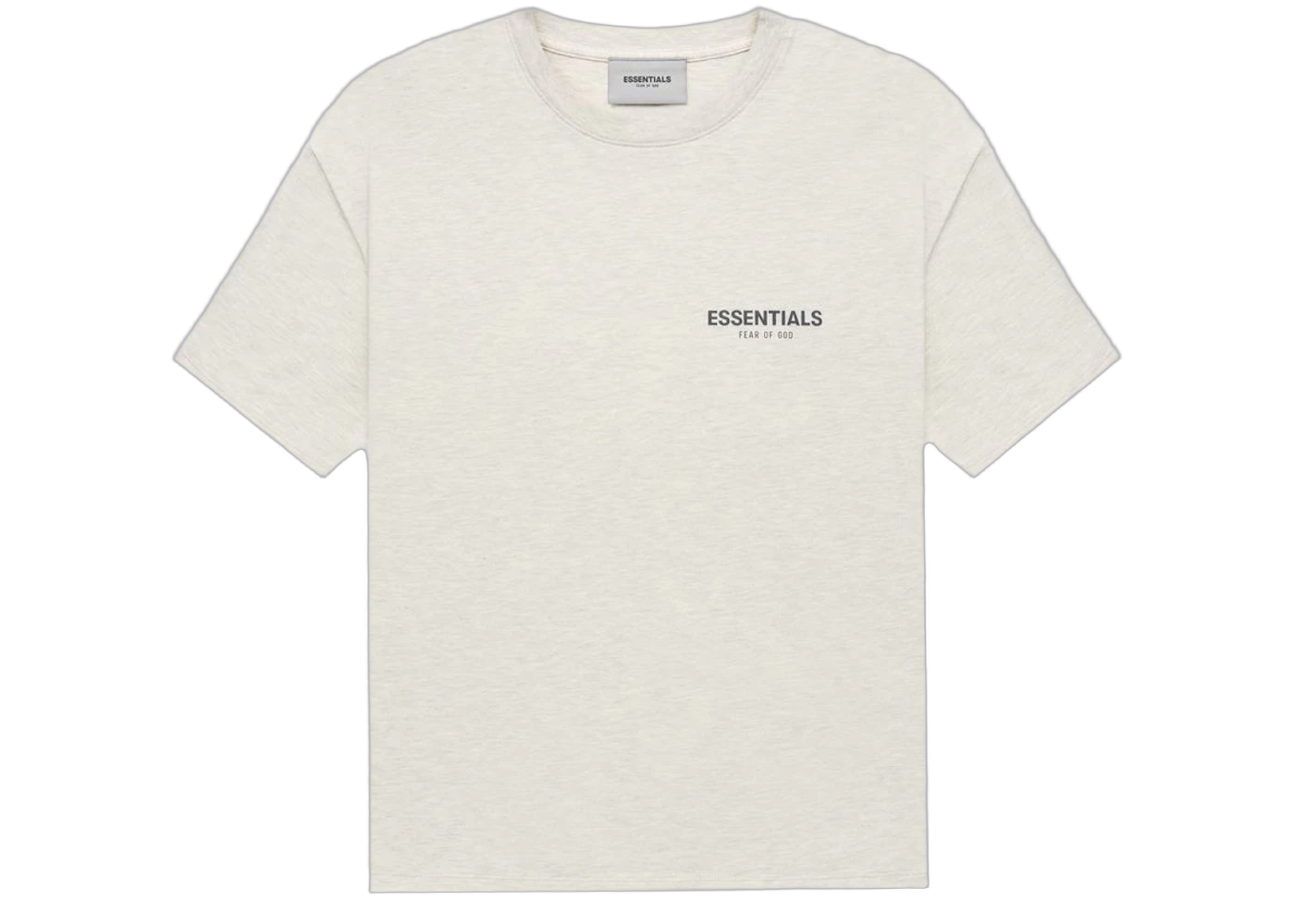 Fear of God Essentials Core Collection T-shirt Light Heather Oatmeal, Light Heather Oatmeal (fear-of-god-essentials-core-collection-t-shirt-light-heather-oatmeal)
