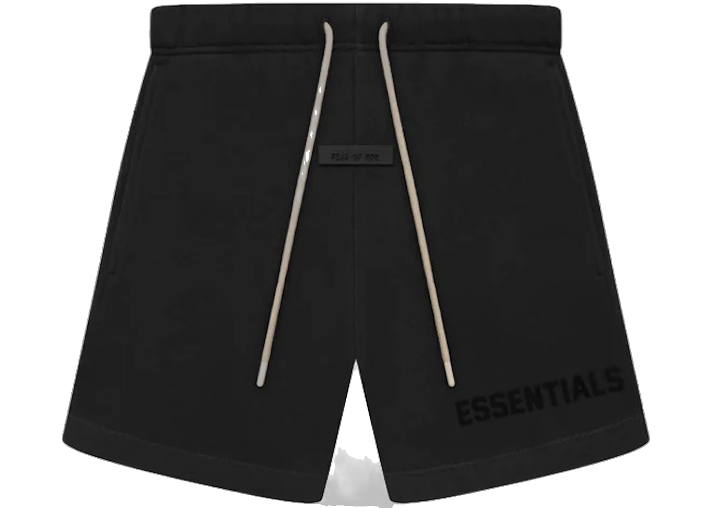 Fear of God Essentials Cream Drawstring Sweatshort Jet Black, Jet Black (160SP232000F)