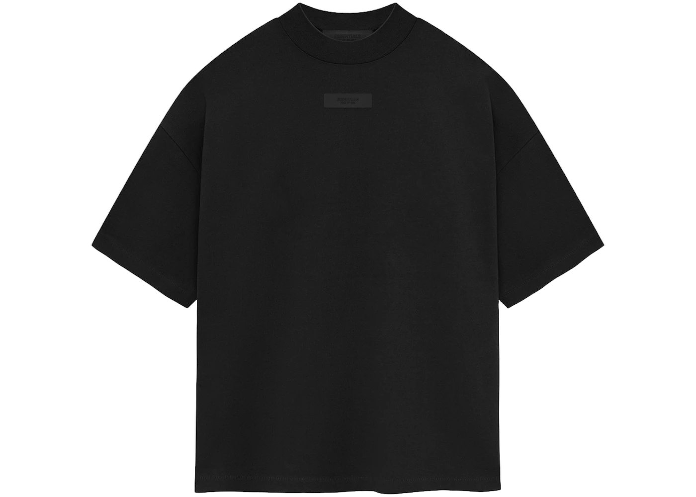 Fear of God Essentials Crewneck Tee Jet Black, Jet Black (fear-of-god-essentials-crewneck-tee-jet-black)