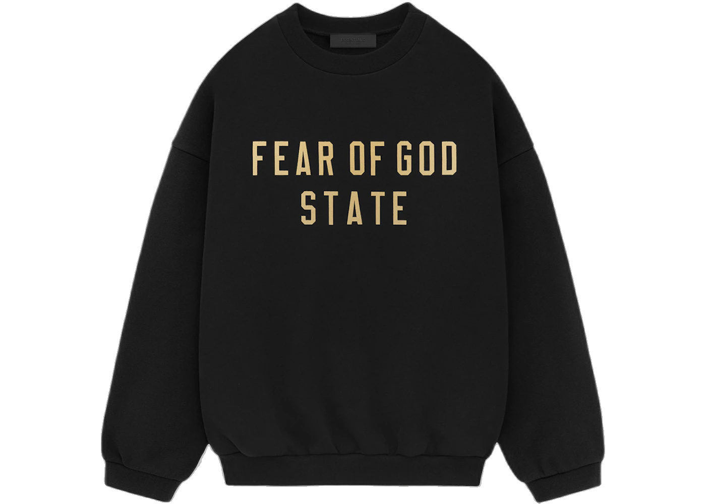Fear of God Essentials Fleece Crewneck Black