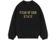 Fear of God Essentials Fleece Crewneck State Black