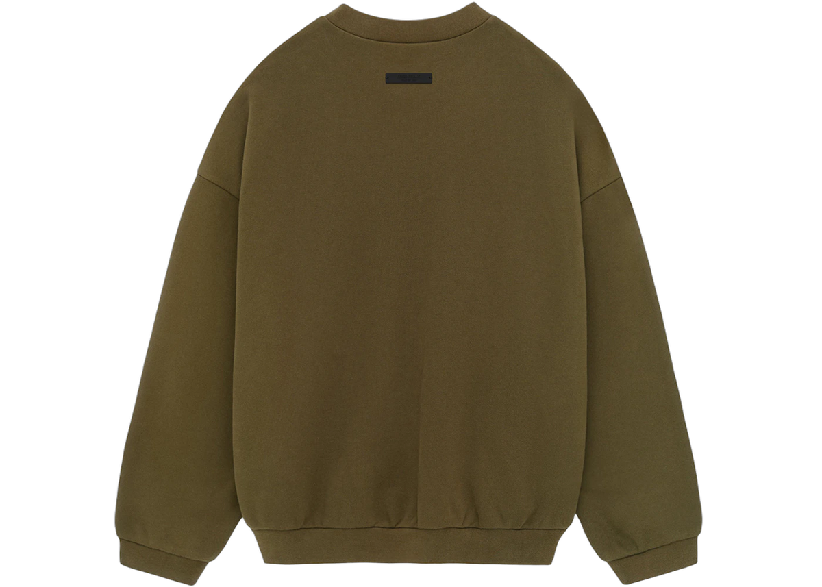 Fear of God Essentials Fleece Crewneck Olive