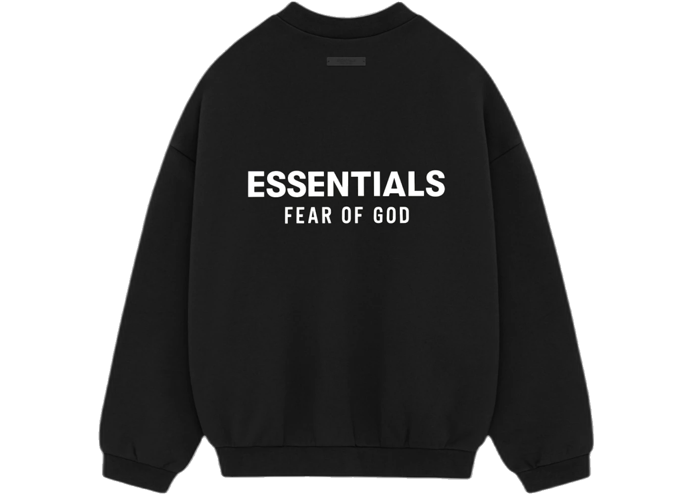 Fear of God Essentials Fleece Crewneck (FW24) Black