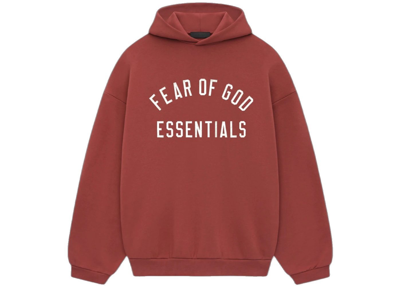 Fear of God Essentials Fleece Hoodie Crimson