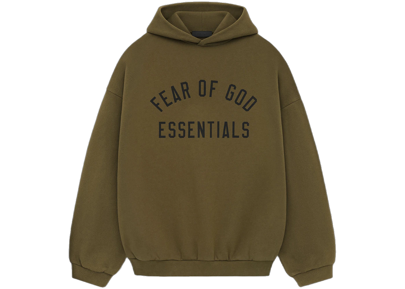 Fear of God Essentials Fleece Hoodie Olive