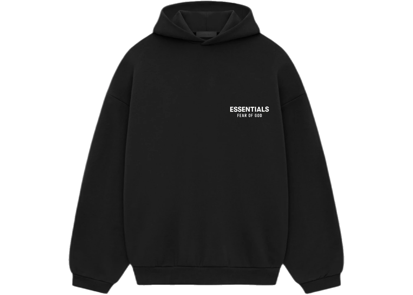 Fear of God Essentials Fleece Hoodie (FW24) Black, Black (192HO246250F)