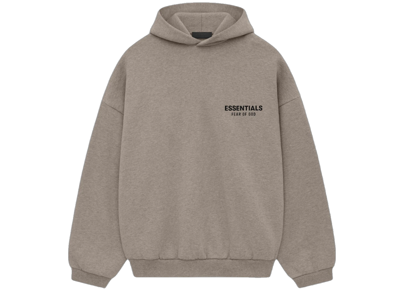 Fear of God Essentials Fleece Hoodie (FW24) Heather Gray, Heather Gray (192HO246259F)