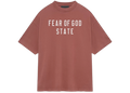 Fear of God Essentials Heavy Crewneck Tee Crimson