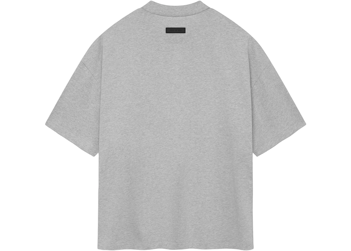 Fear of God Essentials Heavy Jersey Crewneck T-Shirt Light Heather Grey