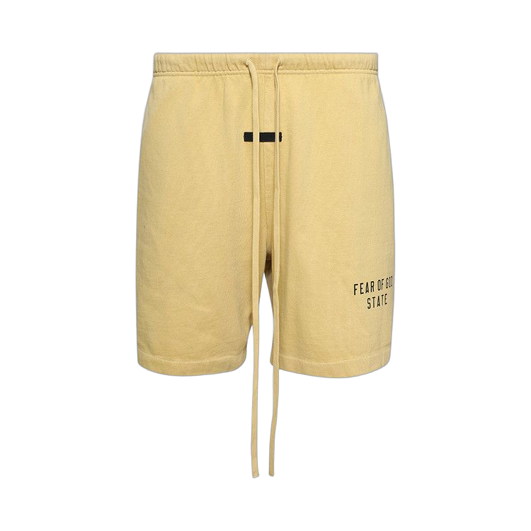 Fear of God Essentials Heavy Jersey Soccer Short Amber