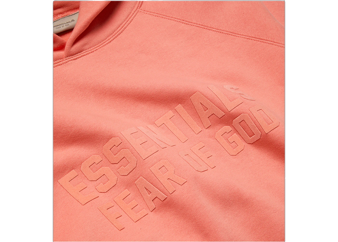 Fear of God Essentials Hoodie Coral, Coral (192SU222052F)