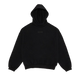 Fear of God Essentials Hoodie Jet Black Chest Logo