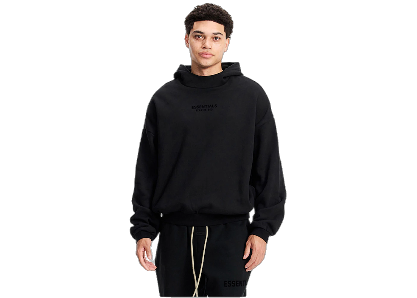 Fear of God Essentials Hoodie Jet Black, Jet Black (192BT232050F)