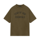 Fear of God Essentials Jersey Crewneck T-Shirt Olive