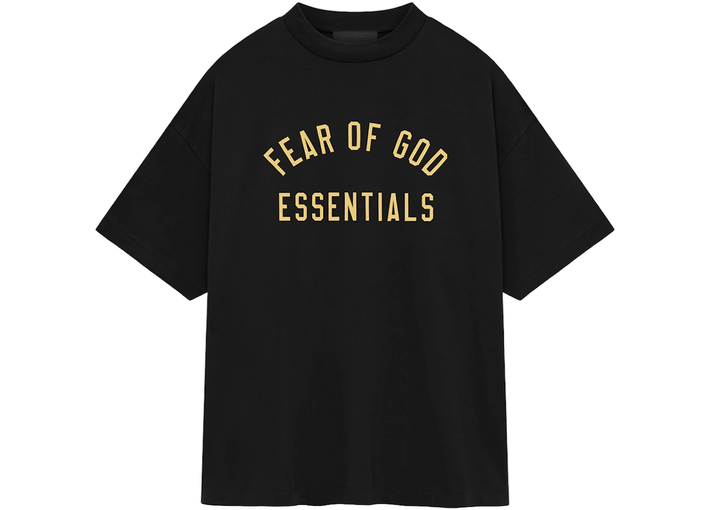Fear of God Essentials Jersey Crewneck Tee Black, Black (125BT244190F)