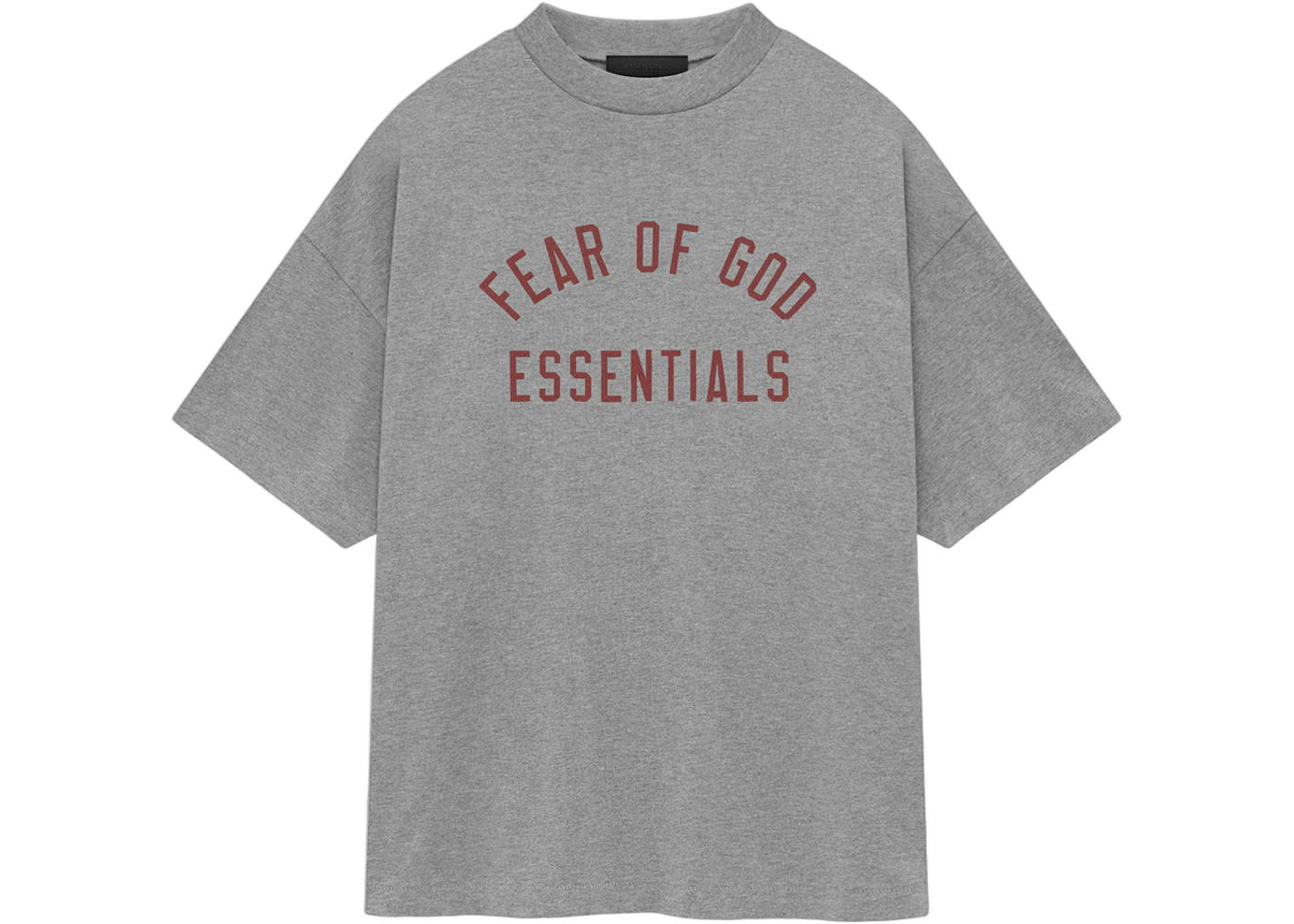 Fear of God Essentials Jersey Crewneck Tee Dark Heather - Sneak