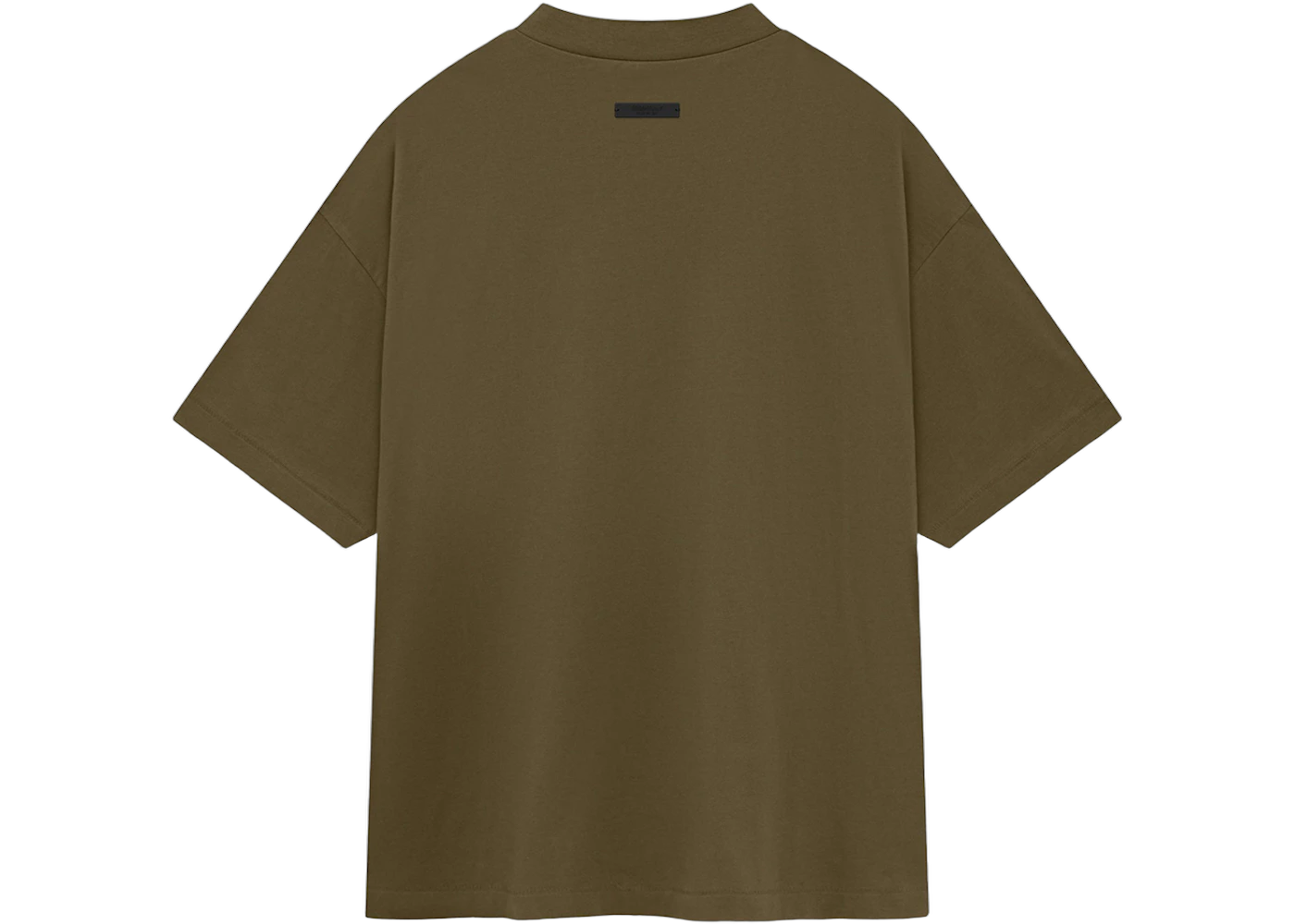 Fear of God Essentials Jersey Crewneck Tee Olive - Sneak