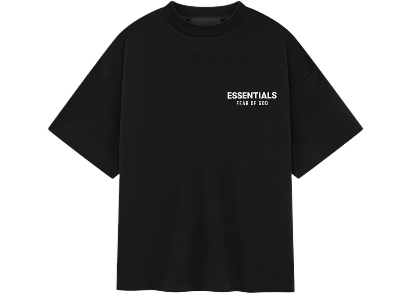 Fear of God Essentials Kids Jersey Crewneck Tee (FW24) Black, Black (785HO241430K)