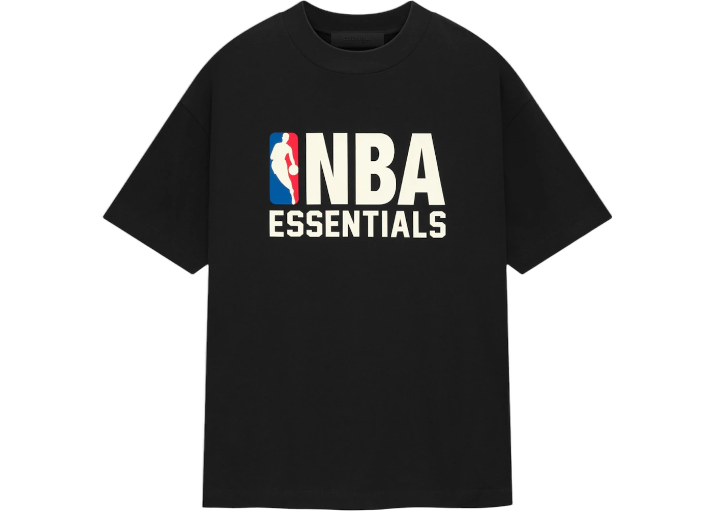 Fear of God Essentials NBA Tee Black, Black (fear-of-god-essentials-nba-tee-black)