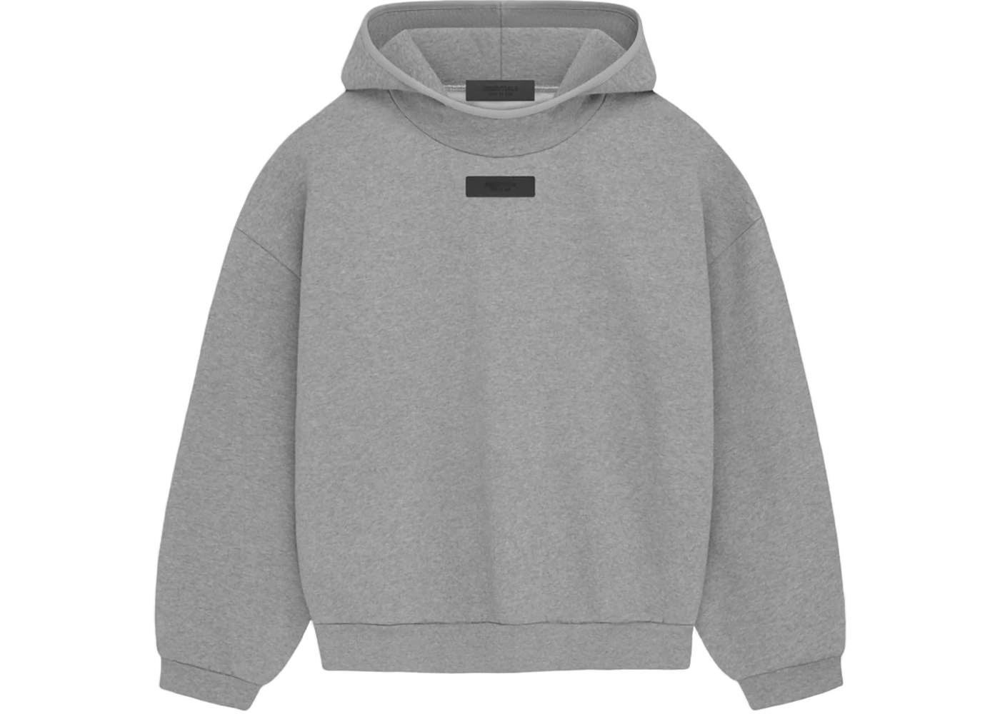Fear of God Essentials Pullover Hoodie (FW23) Dark Heather Oatmeal, Dark Heather Oatmeal (fear-of-god-essentials-pullover-hoodie-fw23-dark-heather-oatmeal)